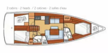 Thumbnail von Beneteau Oceanis 45 La Belle Vie