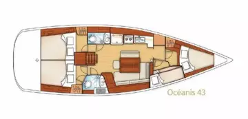 Thumbnail von Beneteau Oceanis 43