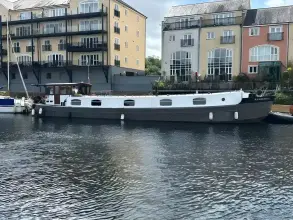 Thumbnail von Custom 65ft Dutch Barge Flat over crest