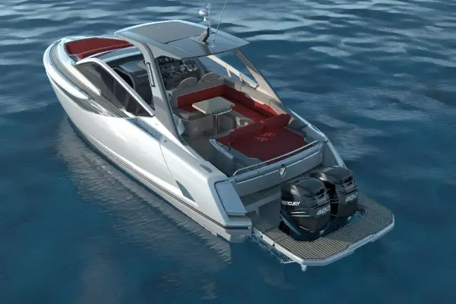 Fairline F Line 33 Outboard New Cockpit Layout