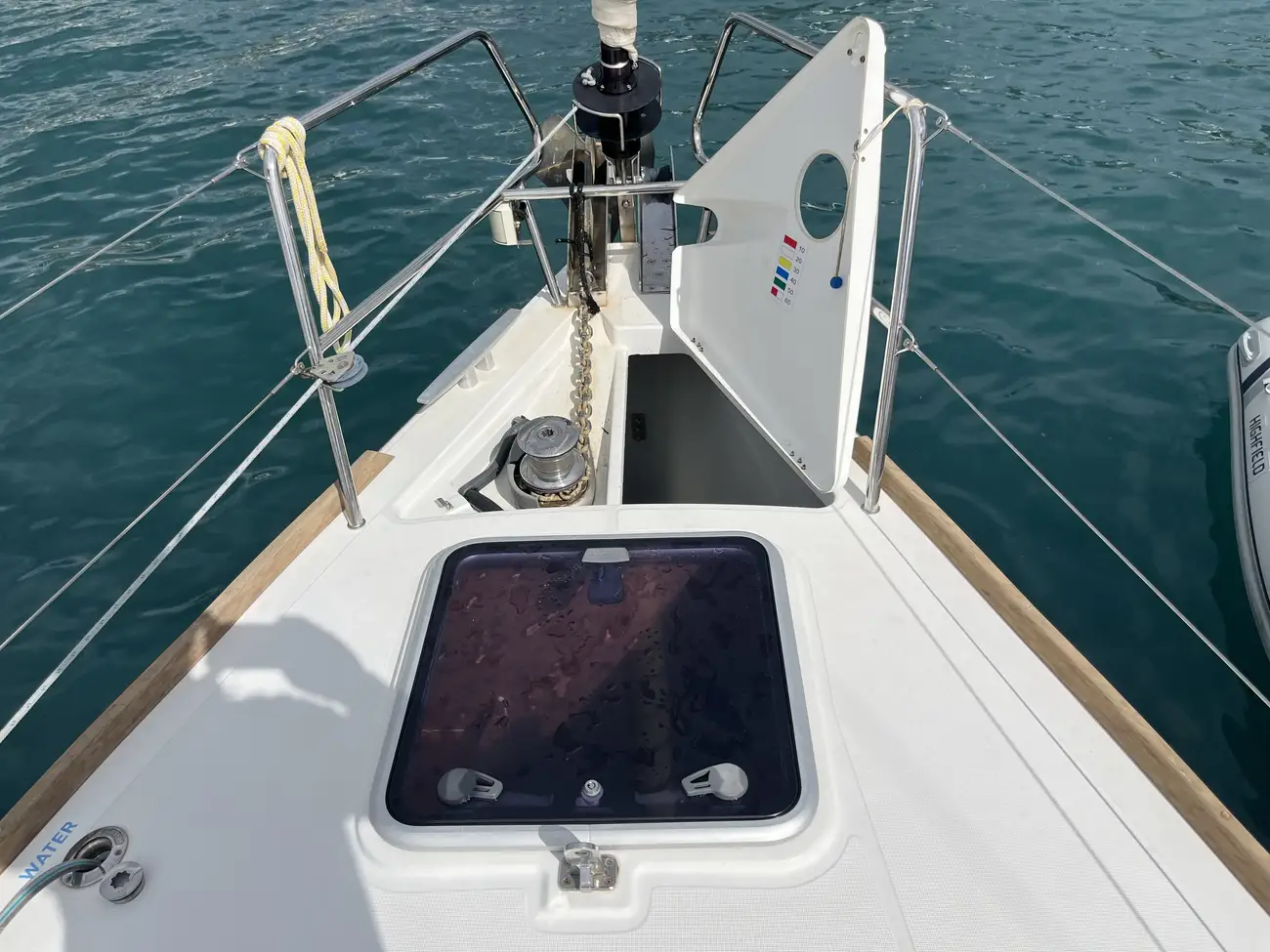 Beneteau Oceanis 45 Anchor management