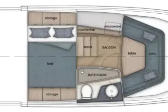 Thumbnail von Galeon 335 GTO GN335GTO Factory Stock