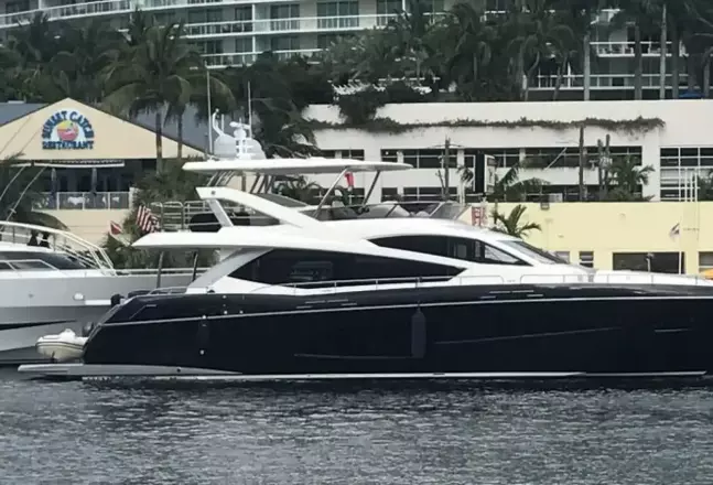 Sunseeker 86 Yacht Blue Marker